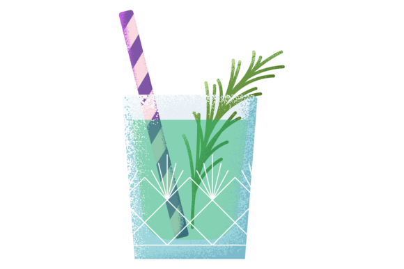 Download Fresh Mint Drink Glass. Summer Party Coc - Summer party Collection