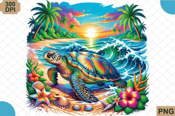 Download Sea Turtle Summer Beach PNG - Sea turtle Collection