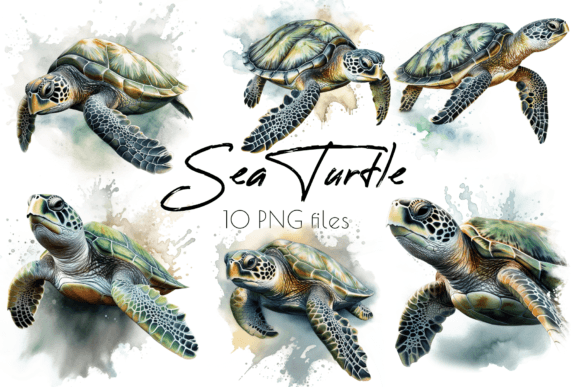 Download Sea Turtle Sublimation,Summer ,PNG File - Sea turtle Collection
