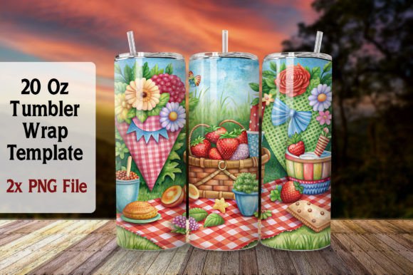 Download Summer 20oz Tumbler Wrap Sublimation PNG - Premium Bundle