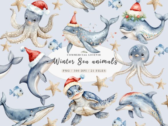 Download Sea Turtle Christmas, Arctic Animals Png - Sea turtle Collection