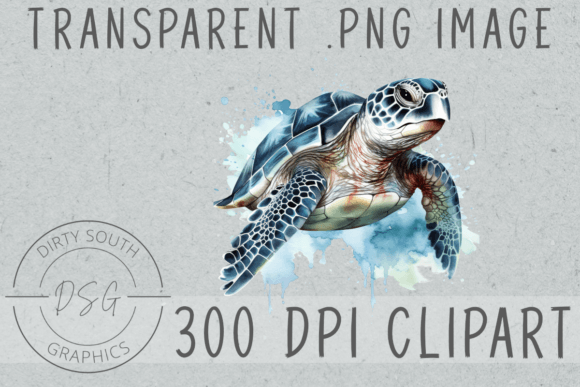 Download Watercolor Sea Turtle Clip Art - Sea turtle Collection