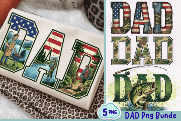 Download Dad Bundle, Patriotic Dad PNG Bundle - Premium Resources