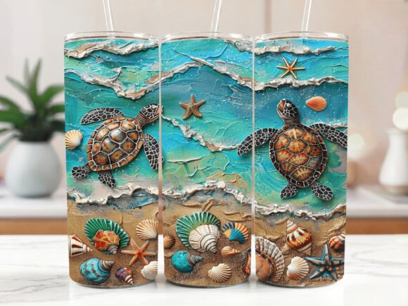 Download Sea Turtle Tumbler Wrap PNG Ocean - Sea turtle Collection
