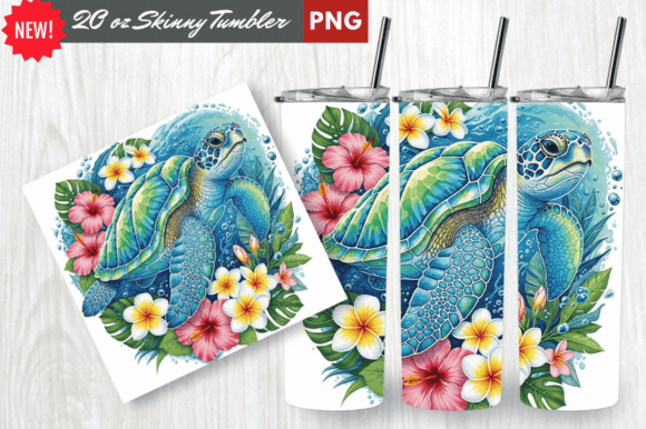 Download Crystal Shell Sea Turtle Tumbler Wrap - Sea turtle Collection