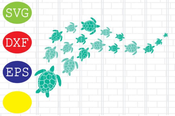 Download Sea Turtle Family Svg, Summer Beach Svg - Sea turtle Collection