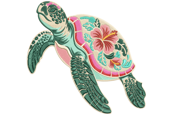 Download Floral Sea Turtle - Sea turtle Collection