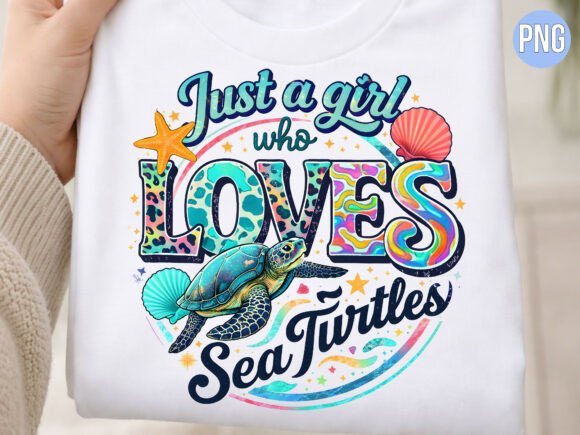 Download Just a Girl Who Loves Sea Turtles PNG - Sea turtle Collection
